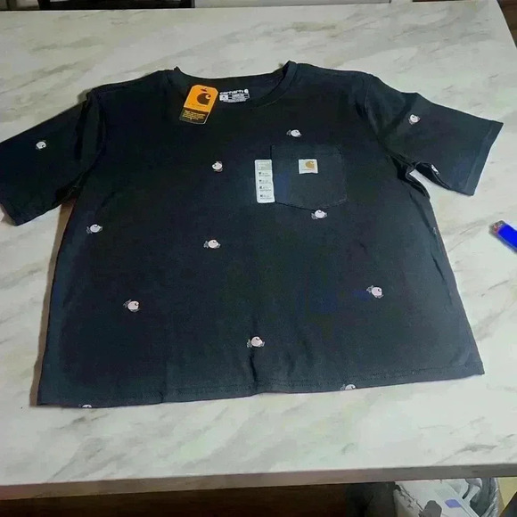 Carhartt womens all over print boxy t shirt size medium - Picture 4 of 9